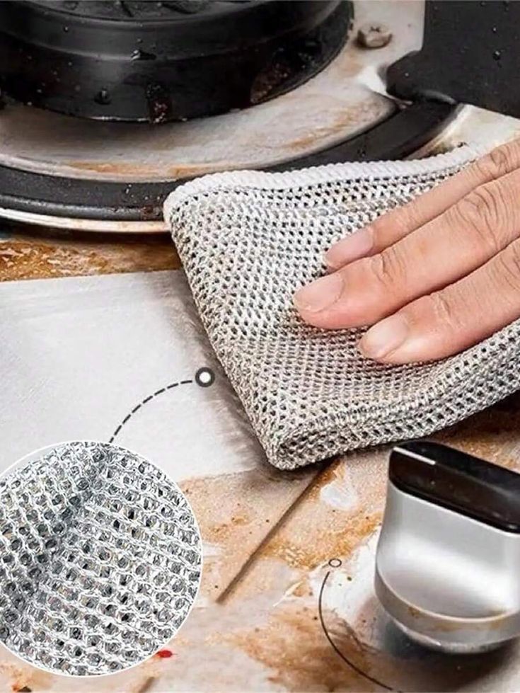 10-Pack Heavy-Duty Scrub Cleaning Cloths – Reusable & Non-Scratch