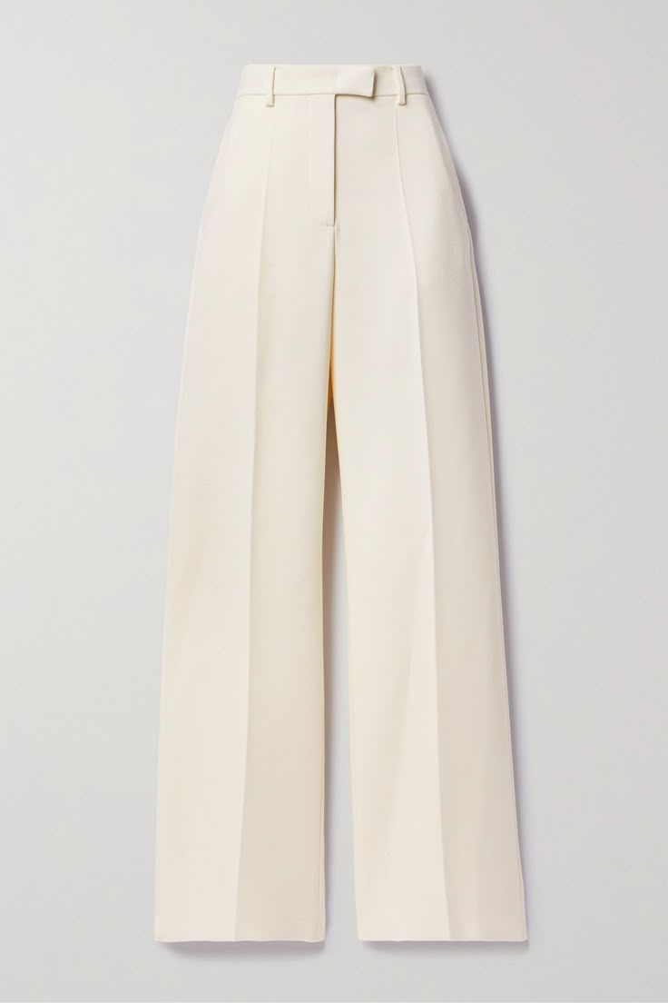 High-Waisted Wide-Leg Trousers