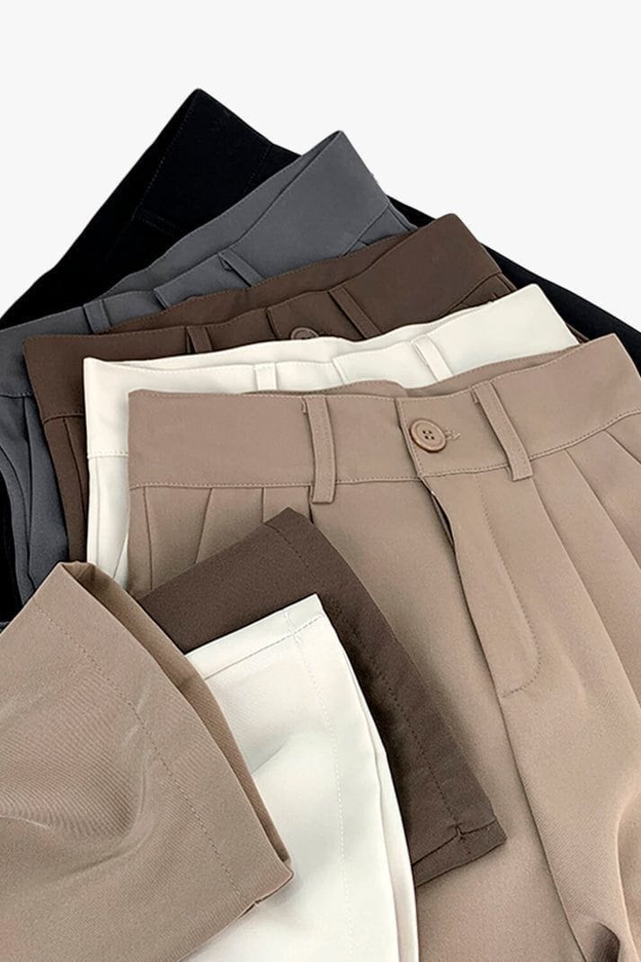 High-Waisted Wide-Leg Trouser