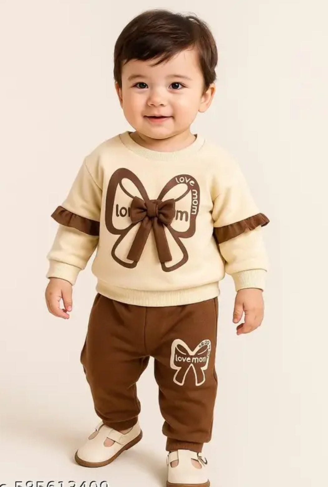 Love Mom Baby Winter Fleece Set